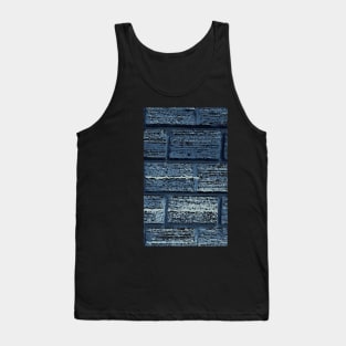 Stone Wall Brick Gray Tank Top